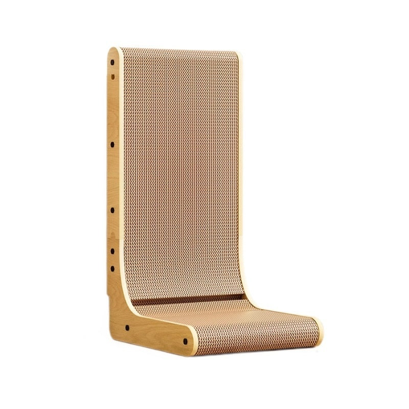 Sturdy, Durable L-shaped Vertical Cat Scratcher That Resists Snagging And Doesnt Shed Fluff