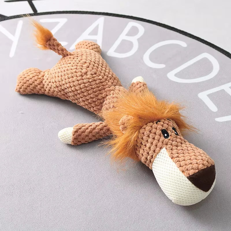 Squeaky Animal Plush Toys – Fun, Teething & Tooth-Cleaning in One