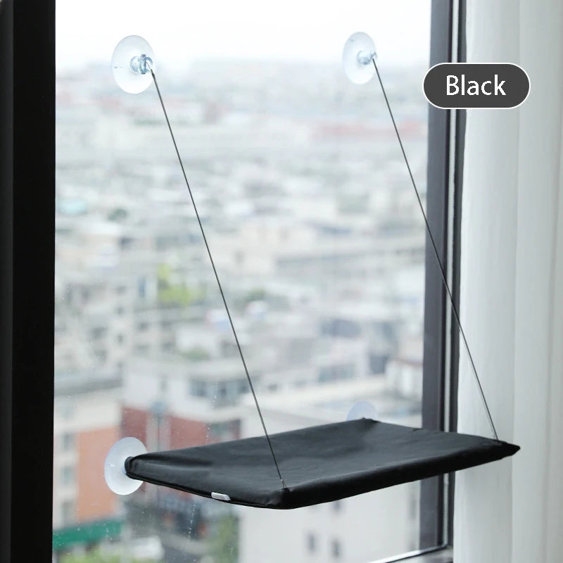 SunBasker Window Hammock – The Ultimate Sunny Seat for Cats Who Love to Lounge