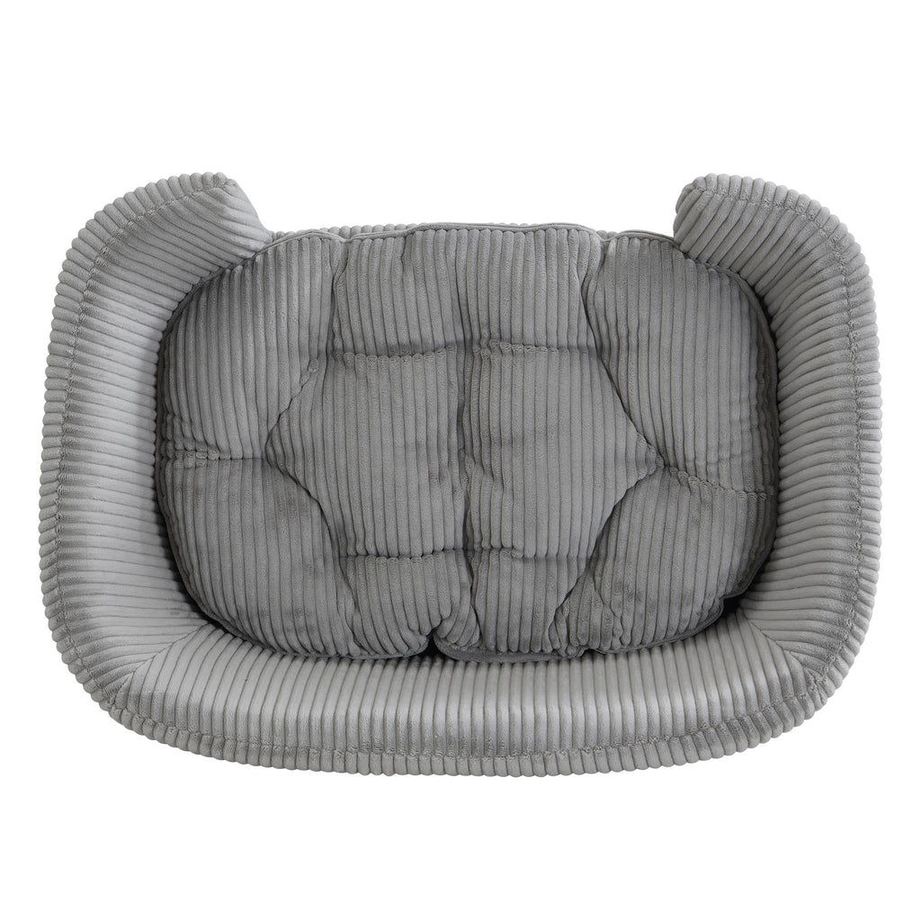 30" Wide Pet Sofa for Medium Dogs with Removable Mattress