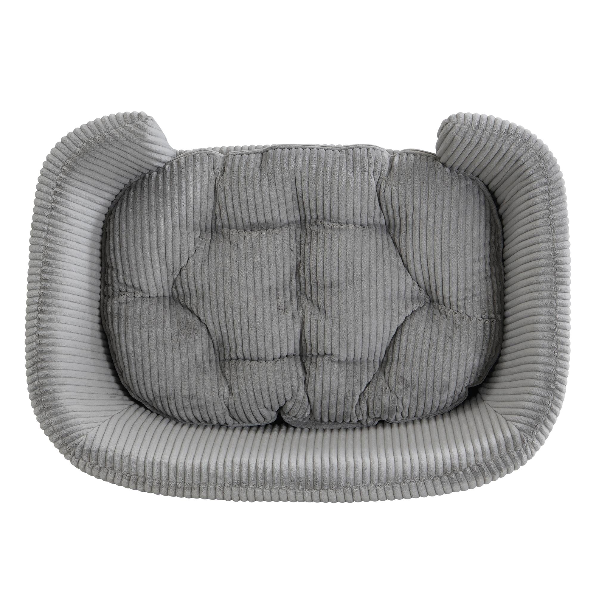 30" Wide Pet Sofa for Medium Dogs with Removable Mattress