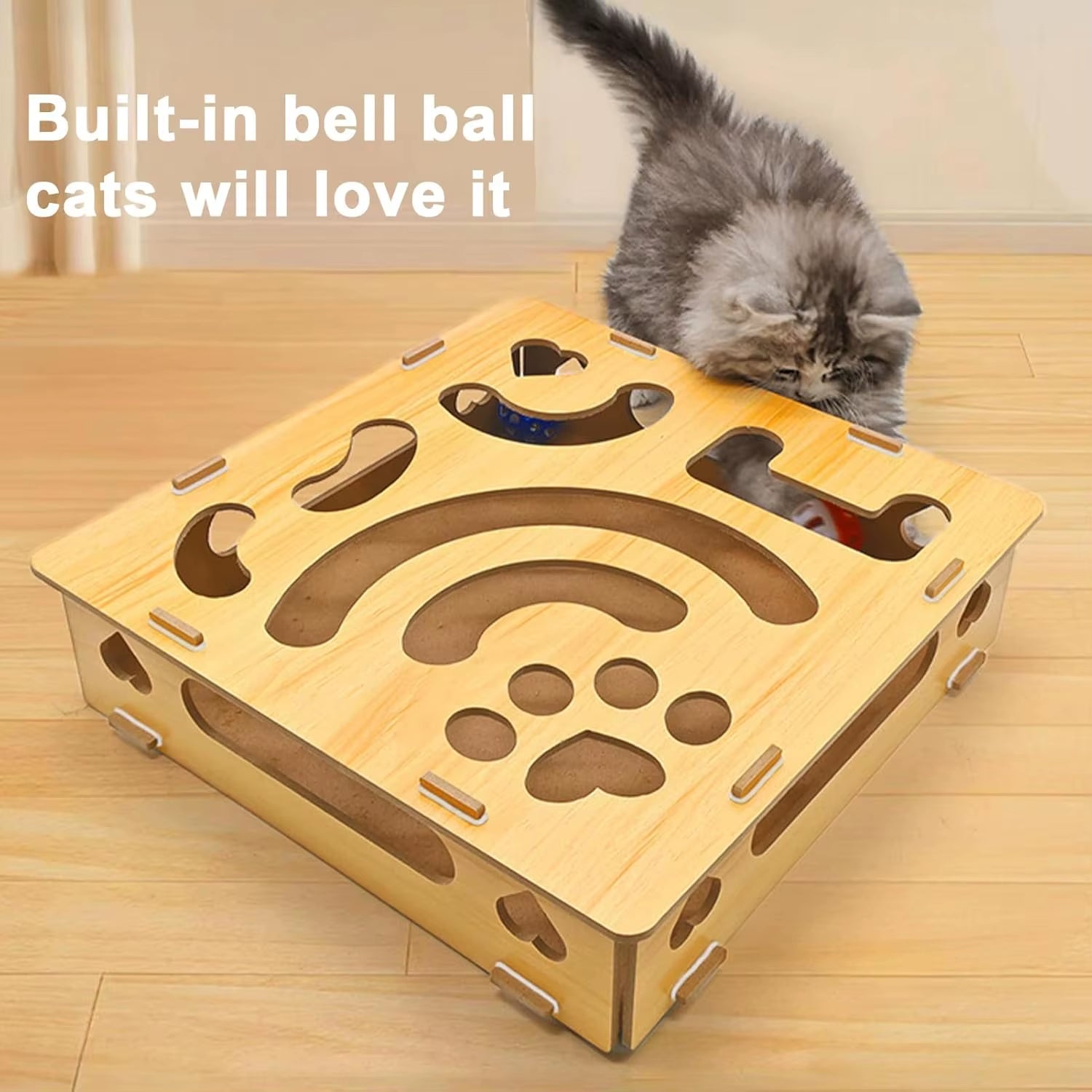 Pet Nail Scratch Board and Treats Box Self-Entertaining Toy