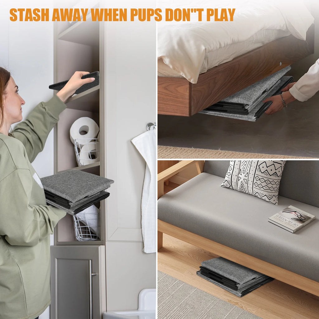 3-Step Pet Stairs with Storage Boxes