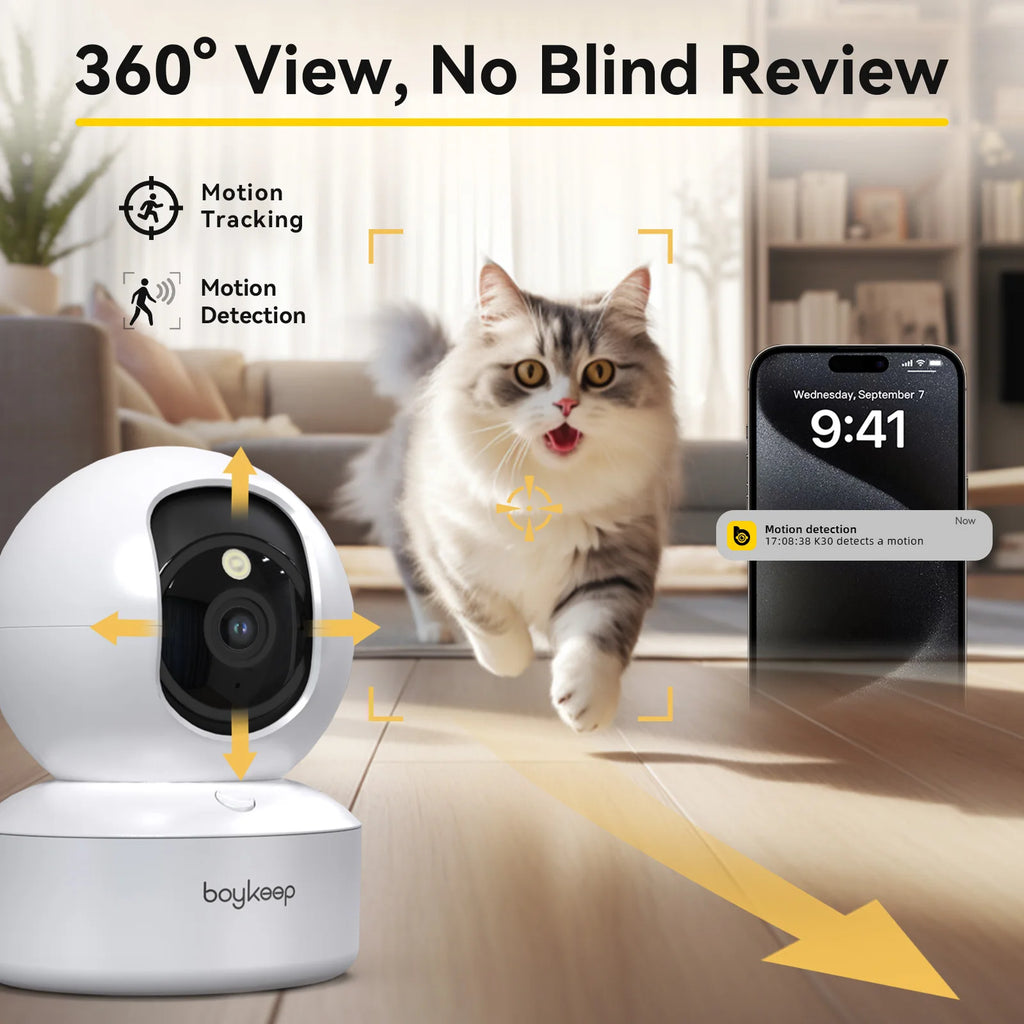 2K Pet Dog Camera with Phone App